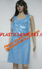 China Colorful HDPE APRON, kitchen apron, disposable, aprons, LDPE apron, HDPE apron, PE apron supplier