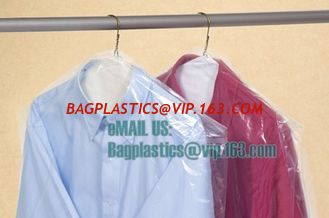 China Plastic garment bags on roll/garment cover, Clear Cheap Plastic PE Garment Suit Bags on Roll supplier