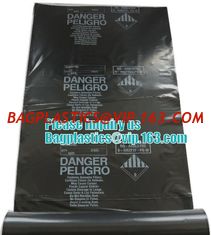 China BUILDING FILMS, Asbestos bag, PE asbestos bag, building waste bag asbestos bag, building waste bag asbesto, rubble sacks supplier