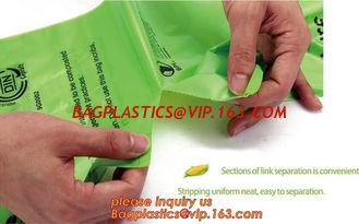 China Hot sale Compostable disposable biodegradable plastic garbage bag, Eco compostible bio degradable bags supplier