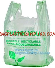 China Environmental Protect Clear Plastic Bag On Roll Wholesale With Logo, Friendly Oxo-biodegradable Compostable Colored Tras supplier
