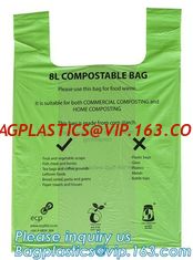 China Eco Friendly Disposable Biodegradable and Compostable Kitchen Waste Trash Collection, Biobased Refuse Sacks, Gallon Frie supplier