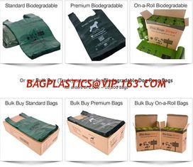 China customized flushable toilet compostable plastic dog poop bag / balloon dog, Compostable Packing Bag, Compostable biodegr supplier