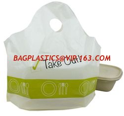 China corn starch plastic bag / compost bag thickness plastic bag, Biodegradable/ Compostable Packaging Bags supplier