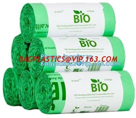 China Biodegradable and Compostable T-shit bags on roll custom bags Eco-friendly for wholesale, EN13432 certified compostable supplier