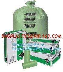 China eco friendly compostable biodegradable food bags with EN13432 BPI OK compost home ASTM D6400 certificates supplier