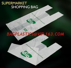 China promotional fully biodegradable compostable non woven shop bag for food packing, 100% biodegradable compostable plastic supplier