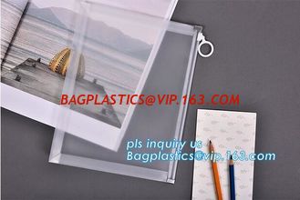 China Custom transparent pp slider bag with air hole, writable zip lock bags with white panel, slider bags with zipper lock supplier