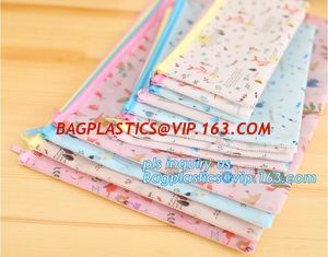 China office stationery ladies document A4 file wallet bag, B4 A4 B5 A5 A6 zipper file office stationery Canvas zip document f supplier