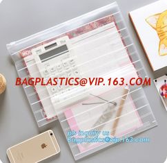 China biodegradable pvc plastic slider zipper bag, packaging supplies vinyl slider zipper bag, PE slider zipper bags for hardw supplier