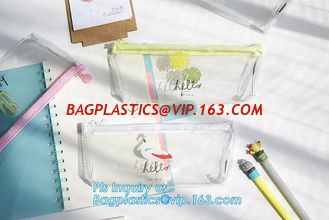 China Personalized Neoprene Pencil Case, Neoprene Pencil Bag, Zipper Transparant PVC Pencil Bag, Printed photo frame PVC zippe supplier