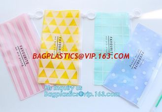 China Slider Zipper PVC Pouch Clear Vinyl PVC k Bag, slider bag for underwear packaging slider zipper vinyl bag for clot supplier