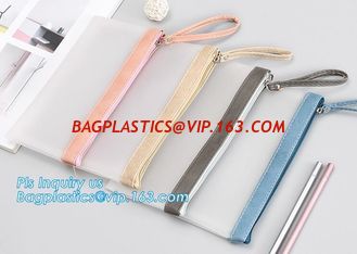 China Zip Top Custom Printing Eco Friednly Slider k Bag, slider zipper pvc pouch clear vinyl pvc k bag supplier