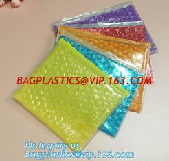 China Plastic Slider Zipper Bubble Mailers Padded Envelopes Bag, Plastic Bubble Zipper Bag, Plastic Slider Zipper Bubble Maile supplier