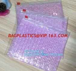 China Customized Slider bubble bag, OEM Factory Price With custom Bubble k packaing bag, Reusable Packing Bubble Packing supplier