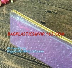 China Air Bubble Bag with Slider Zipper, Pink Bubble Bag, Custom Printed Slider k Bubble Bag, Anti Shock Plastic PE Mate supplier