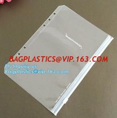 China printed slider zipper bag/transparent zip lock plastic packing bag for file,garment,scarf/plastic bag, slider zipper pvc supplier
