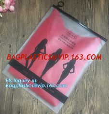 China underwear bra packaging slider k bags, customized slider zipper bag, top slider zipper bag zipper silver foil garm supplier