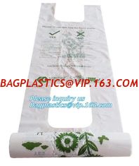 China 100% Biodegradable plant-based shopping bag, charity donation bags for cloths packing, fully biodegradable compostable P supplier
