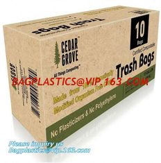 China Fruit And Vegetable Bag Degraded One Year On Composting Condition, PLA, Compostable Plastic Bag, Flat Bag supplier
