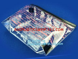 China PVC Slider zipper bag plastic bag with zipper, slider zipper plastic bag for packaging, slider zipper pvc pouch clear vi supplier