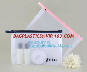 China slider k pvc travel cosmetic bag, Cartoon Kid Handbag Pu Cheaper Plastic Zipper Slider Clear Pvc Bag, slider zippe supplier