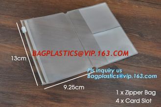 China stationery handle bags with slider zipper, slider zipper bag plastic bag with zipper/pvc zipper lock slider bag/resealab supplier