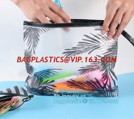 China Resealable PE / PVC Slider Zip Lock Bags, zipper plastic lock bag clear plastic gift bags with zipper, plastic bag with supplier