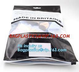 China BOPP CPP printed plastic slider zipper bags for garment household packaging bag, slider zipper bag/transparent zip lock supplier