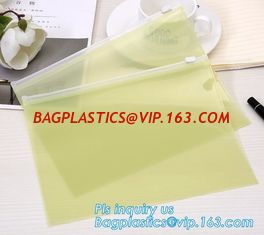 China resealable slider zipper underwear packaging bags with logo, matte frosted PVC slider zipper bag plastic bag with zipper supplier