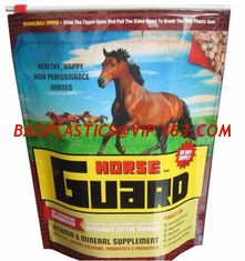 China Packaging 15Kg 20 Kg Quad seal bags Cookie Plastic Packaging Bag slider zipper food package bag, slider zipper bags supplier
