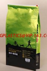 China Manufacturer 2kg odm oem slider flat bottom bag dog cat wholesale custom pet food packing, Slider k flat bottom do supplier