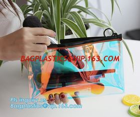 China Kid Handbag Pu Cheaper Plastic Zipper Slider Clear Pvc Bag, Slider Zipper Bag Plastic Bag For Card, zipper packaging bag supplier