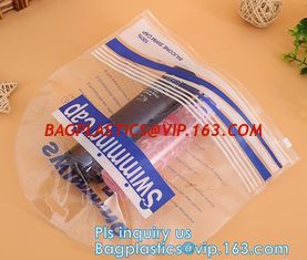 China Cosmetic k clear bubble bags/Hot sale Slider Zipper Bag, slider hook hanging zipper bag, Slider Zipper PVC Pencil supplier