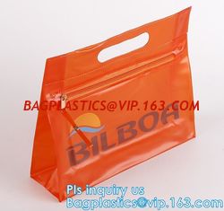 China vinyl a3 / a4 / a5 plastic pvc mesh zipper bag, Eco-friendly Slider Zipper Flat Plastic Bag For Document or Swimwear, zi supplier