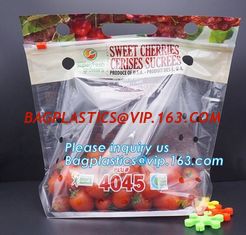 China vented Printed Fruit Coex Packaging bag, k Cherry Tomato Packaging Bags With Holes, fruits and cheeries packaging supplier