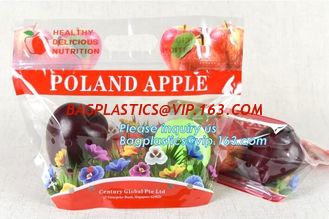 China Gusseted Plastic Cherry Bag with Zipper, Barrier Feature Fruit Packing Bag Fresh Protection, Cherries carriage bag supplier