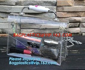 China single chain fashion bags ladies handbags pvc cross-body bags shoulder bags, Waterproof Transparent Beach PVC Shoulder B supplier