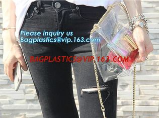 China Sling Shoulder Clear PVC Crossbody Bag, PVC hand bag Asia Ladies Shoulder Bag, Shoulder Tote Pouch Clear PVC Beach Bag W supplier