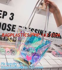 China Waterproof PVC Shoulder Tote Beach Bag with Chain, Pvc Manufacture Small Custom Travel Mens Shoulder Bag, Sling Shoulder supplier