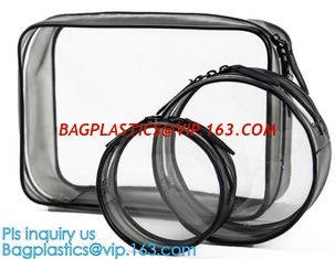 China makeup pouch travel clear PVC toiletry bag, makeup PVC cosmetic bag with bubbles, Toiletry bag wholesale waterproof trav supplier