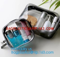 China PVC Cosmetic Bag Makeup Brushes Bag Travel Wash Bag, Wash Cosmetic Bags Makeup Organizer Case MINI Hand supplier