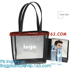 China Mesh Beach Bag Shopping Bag Shoulder bag handbags, Mesh Beach Women Handbags, Mesh Tote Beach Bag Handbag With Large Poc supplier