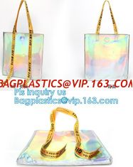 China Handbag Shoulder Tote Makeup Bag, Summer Beach Clear PVC Shoulder Bag DIY Transparent Tote Bag, PVC Swim Shoulder Bag Pa supplier