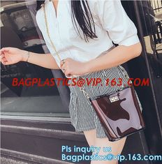China 420D PVC Travel pouch shopping shoulder bag large capacity beach bag, handled PVC non-woven shopping bags, handle handy supplier