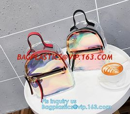 China Promotion school waterproof pvc clear backpack for kids, transparent clear pvc backpack, Shoulder Straps Backpack PVC To supplier