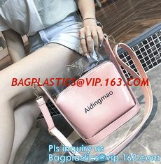 China Fashion Women handbag Transparent PVC Clear Beach single shoulder bag,woman handbag, PVC handbag ladies women tote bag supplier