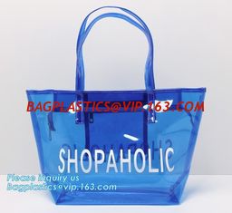 China Eco friendly PVC zipper bag/pvc clear bag/PVC handle bag, Clear PVC handle bag, Clear plastic carrier bag, Superior qual supplier