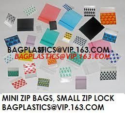 China 2 mil 2&quot;x 3&quot; 1.5x1.5 1x1 reclosable small bags plastic mini k bag zipper bag, mini apple bags, mini bags, super sm supplier