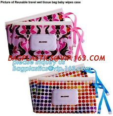 China baby wet wipe tissue paper bag/fabric tissue bag, side gusset baby Wet tissue wipes packaging bag, Promotion reusable zi supplier